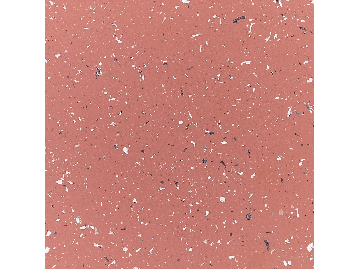 Table d'appoint FALIRO 37 cm 37 cm Terrazzo rouge