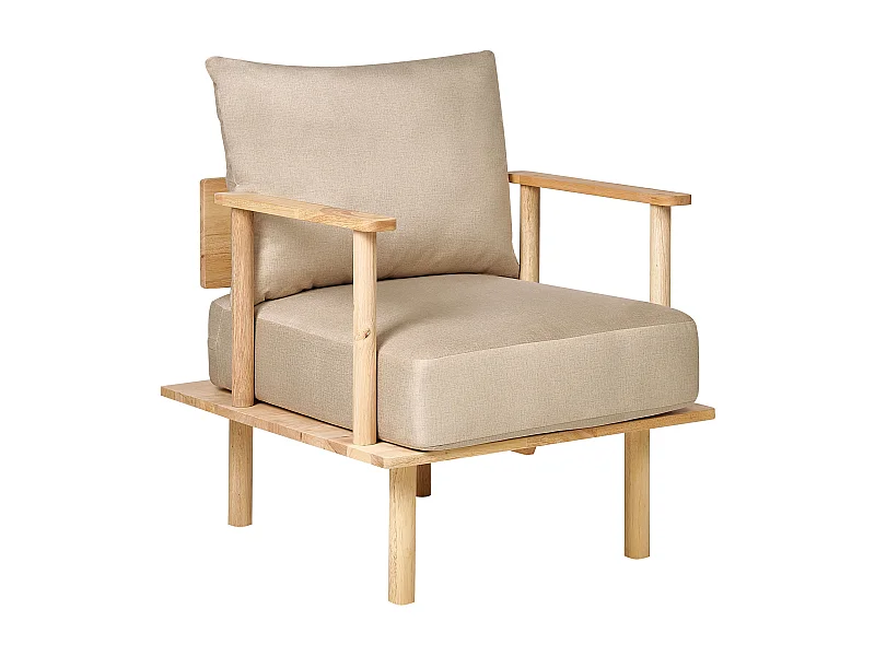 Sessel ASKER Stoff Sandbeige