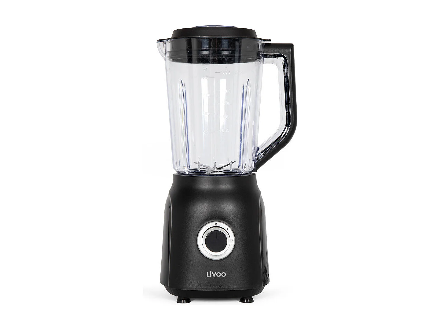 Licuadora de 1,5 l, 600 W - 22 000 rpm - 2 velocidades - Negra