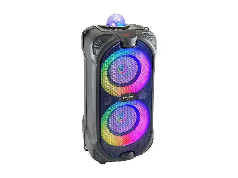 Enceinte lumineuse Bluetooth KARAOKE 400W DuoSOUND
