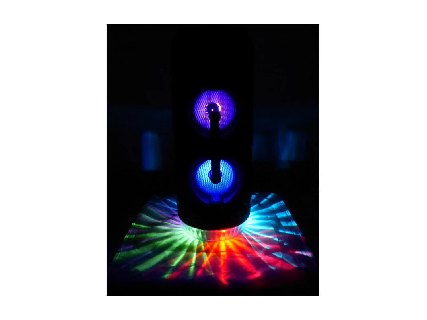 Enceinte lumineuse Bluetooth KARAOKE 400W LIGHTSOUND