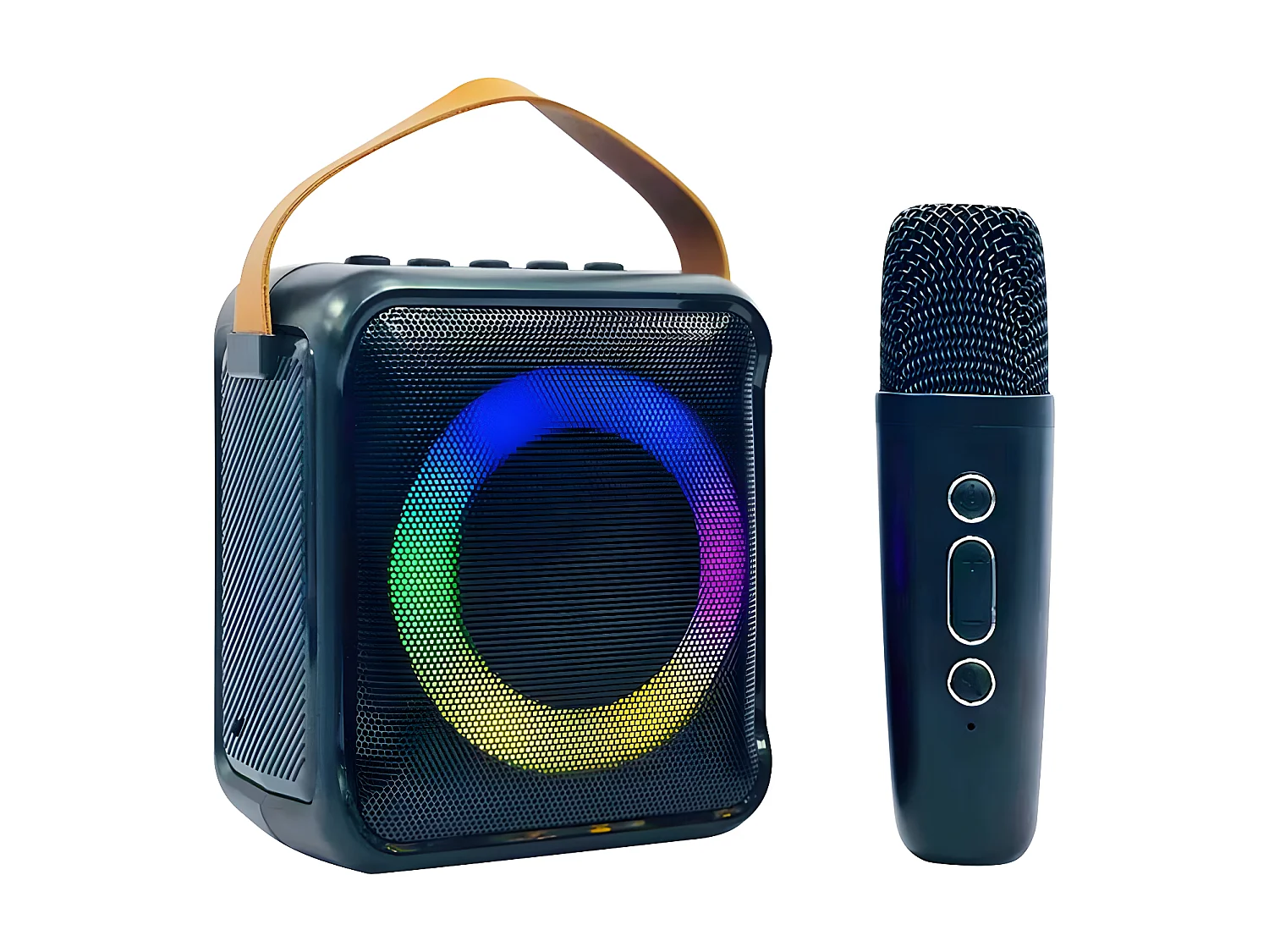 Mini-enceinte Bluetooth KARAOKE noire