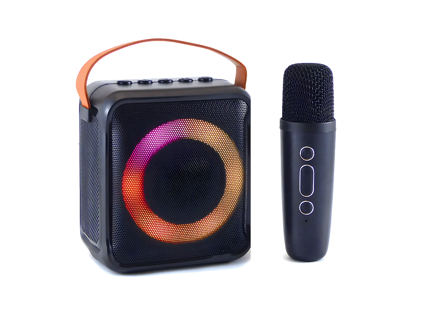 Mini-enceinte Bluetooth KARAOKE noire