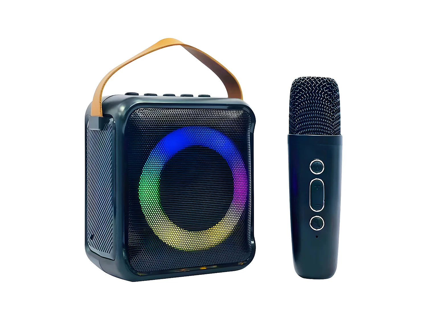 Mini-enceinte Bluetooth KARAOKE noire