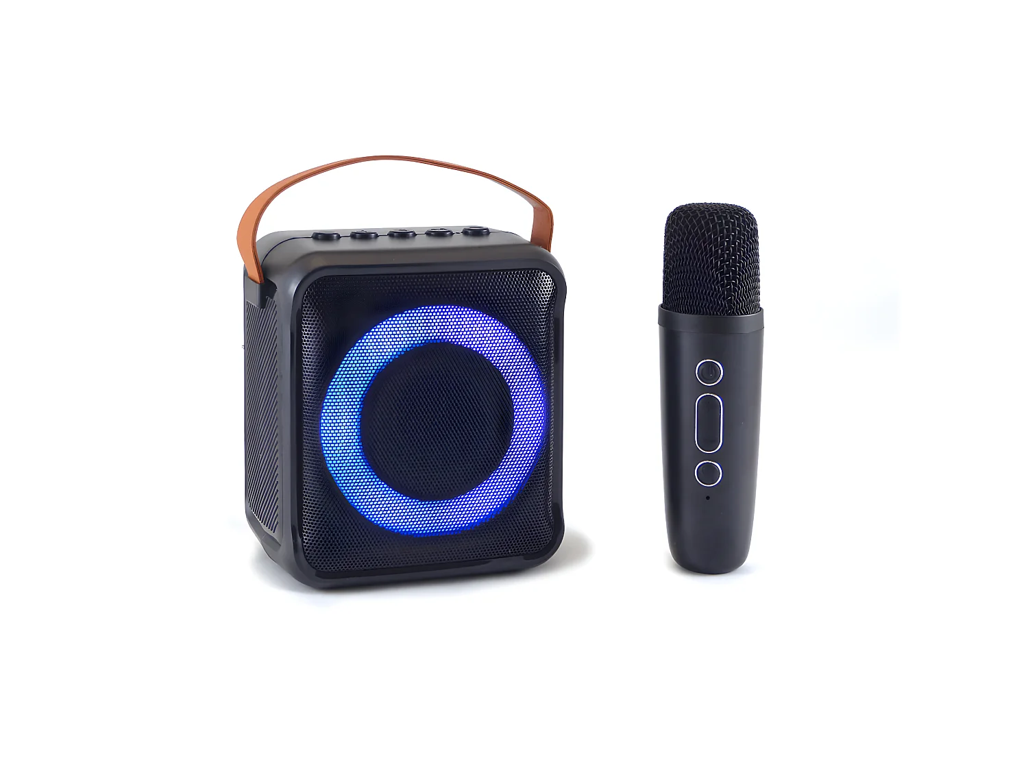 Mini-enceinte Bluetooth KARAOKE noire
