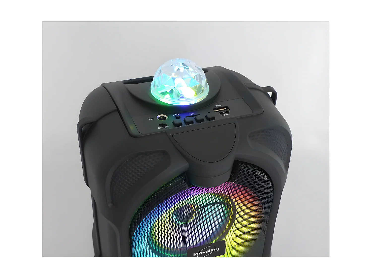 Enceinte lumineuse Bluetooth KARAOKE 150W PACKSOUND