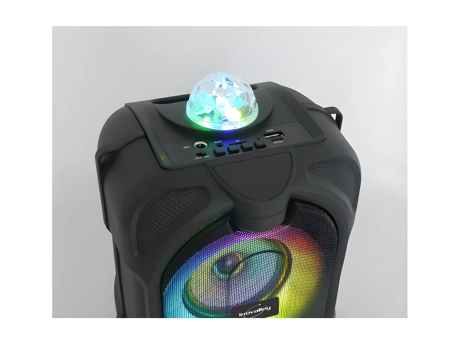 Enceinte lumineuse Bluetooth KARAOKE 150W PACKSOUND