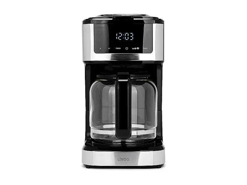 Cafetière électrique inox programmable 12-15 tasses