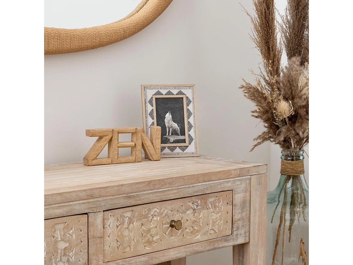 Objet déco Mot à poser ZEN en bois L 23 cm