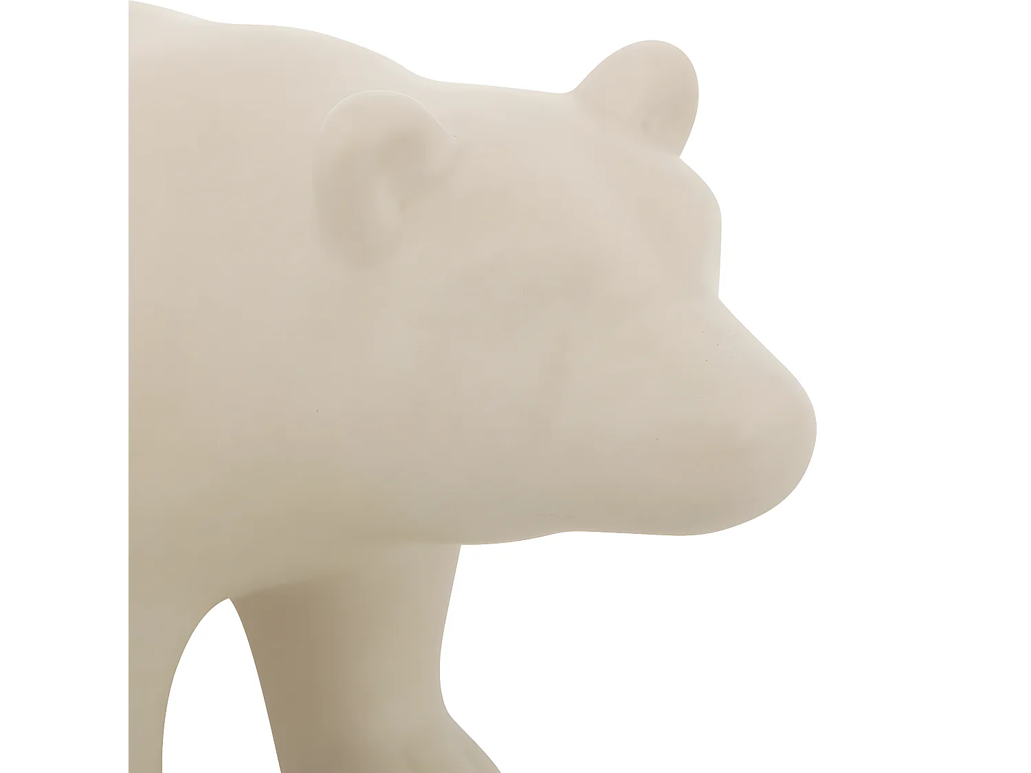 Objet décoratif Ours en céramique Beige L 22.5 cm