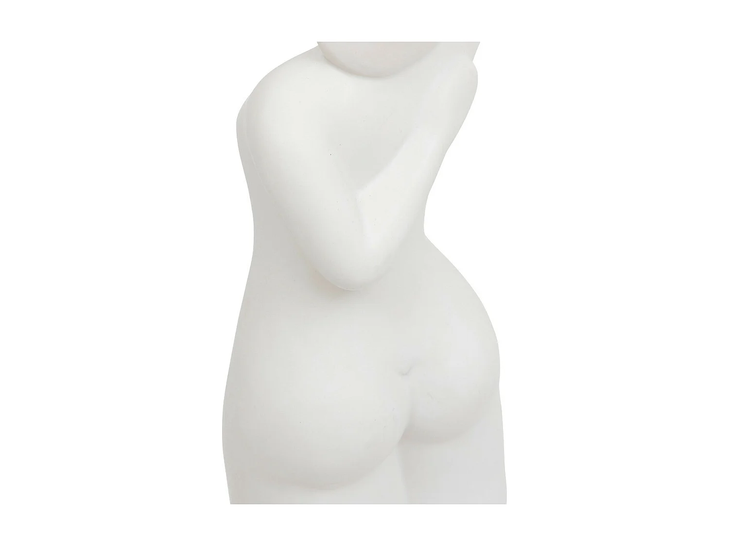 Objet déco Statue Femme en céramique blanche H 27 cm