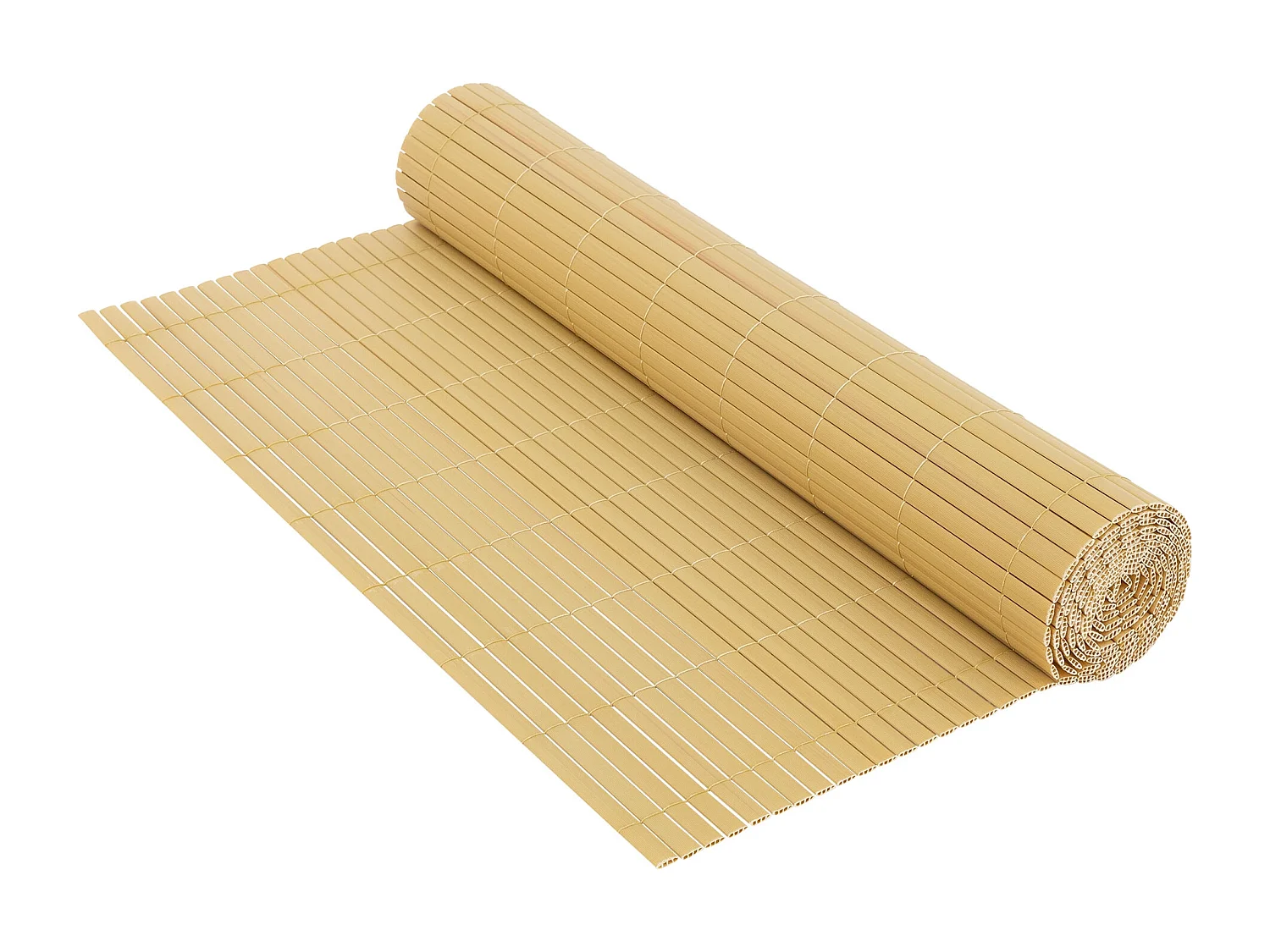 Canisse bambou PVC 80x800cm clôture brise-vue pour balcon terrasse jardin