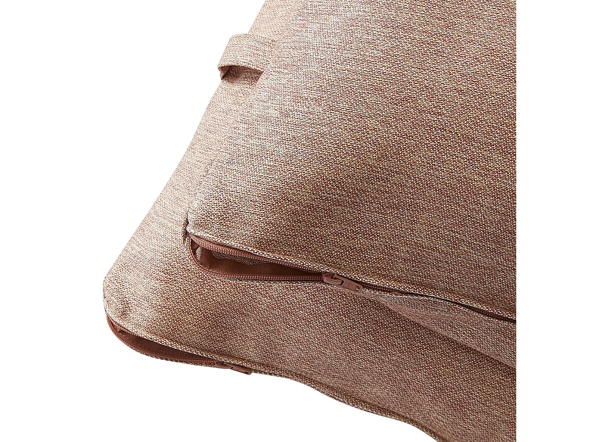 PRIMROSE - Coussin Bain de Soleil 70x190 Déhoussable Tissu Déperlant Corail