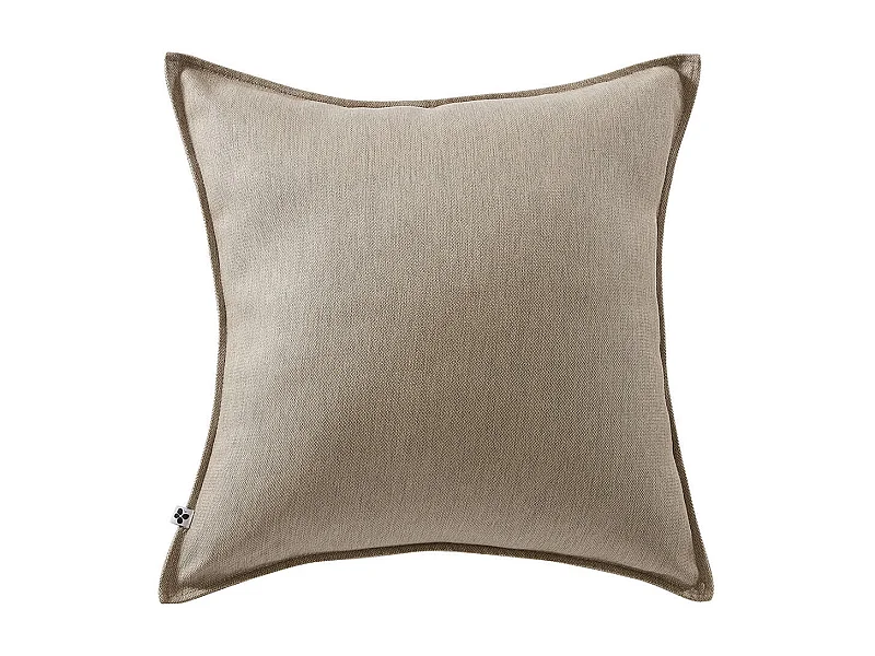 PRIMROSE - Coussin 45x45 Déhoussable Tissu Déperlant Sable