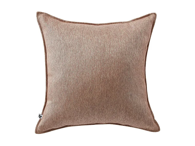 PRIMROSE - Coussin 60x60 Déhoussable Tissu Déperlant Corail