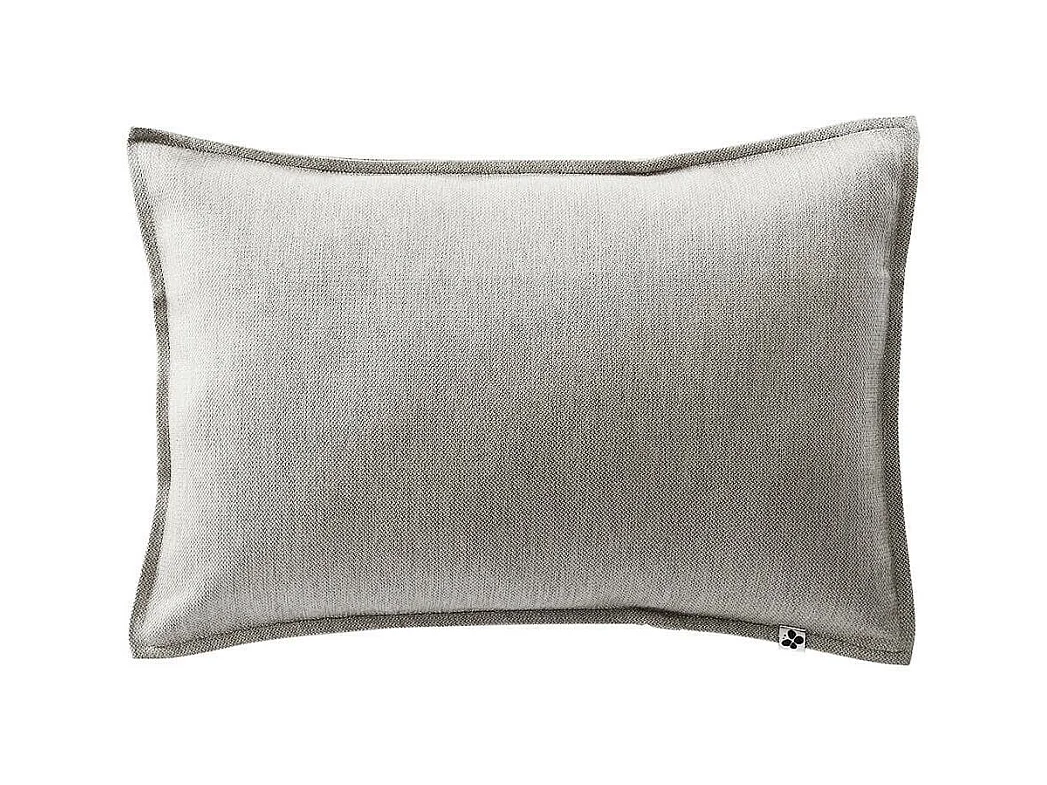 PRIMROSE - Coussin 45x60 Déhoussable Tissu Déperlant Gris Galet