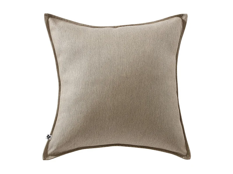 PRIMROSE - Coussin 60x60 Déhoussable Tissu Déperlant Sable