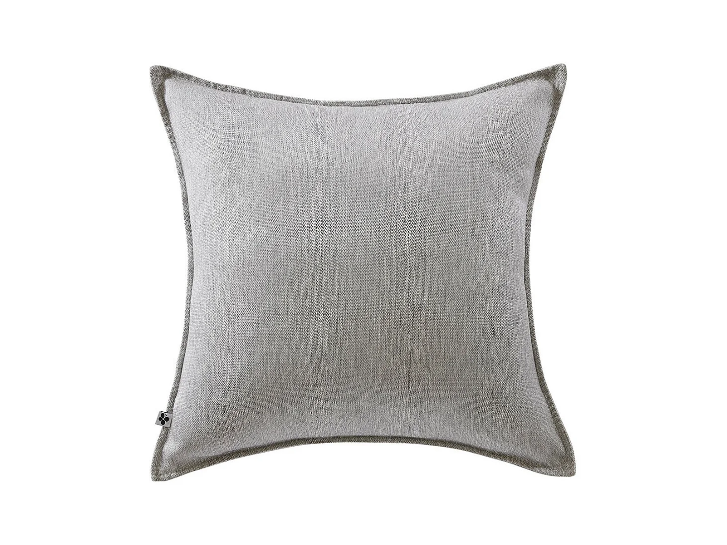 PRIMROSE - Coussin 45x45 Déhoussable Tissu Déperlant Gris galet