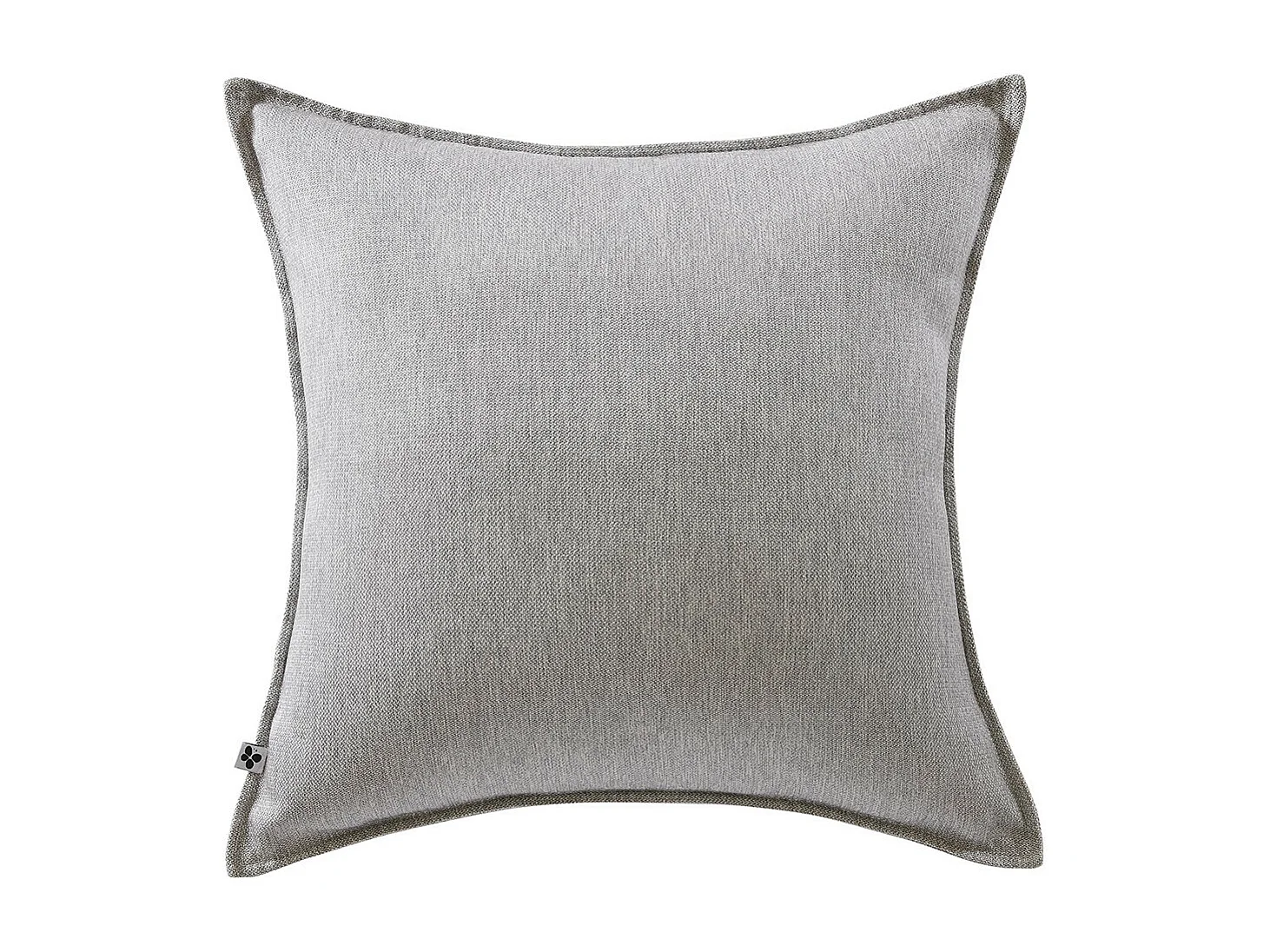 PRIMROSE - Coussin 45x45 Déhoussable Tissu Déperlant Gris galet