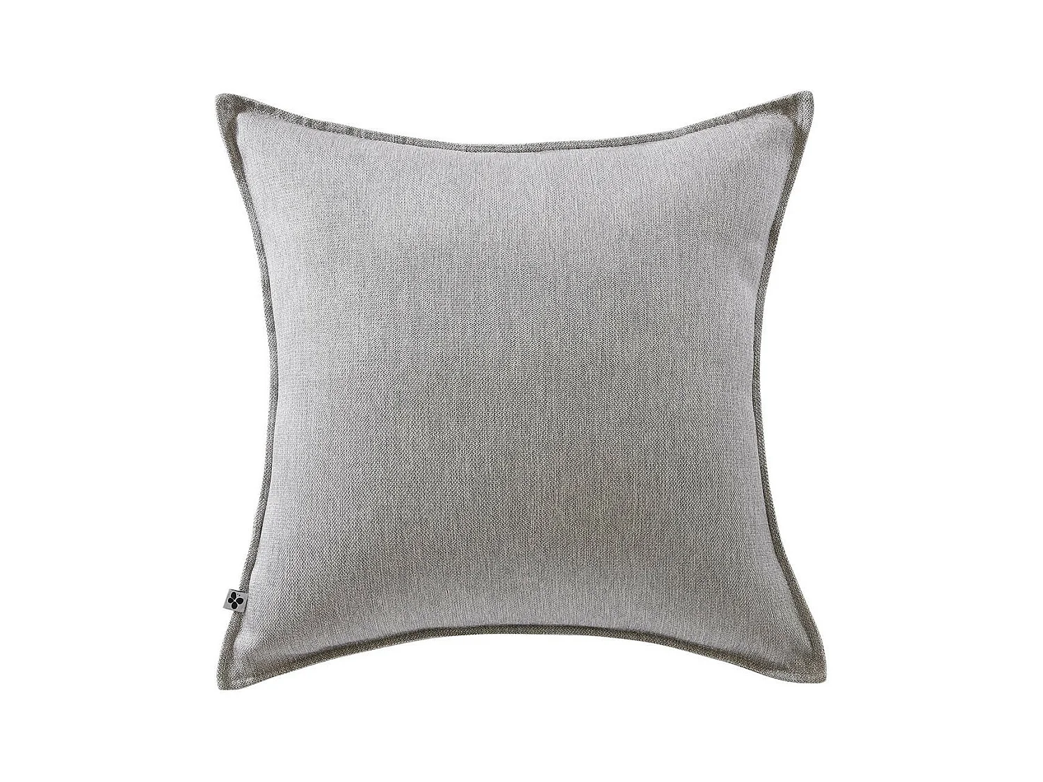PRIMROSE - Coussin 60x60 Déhoussable Tissu Déperlant Gris Galet