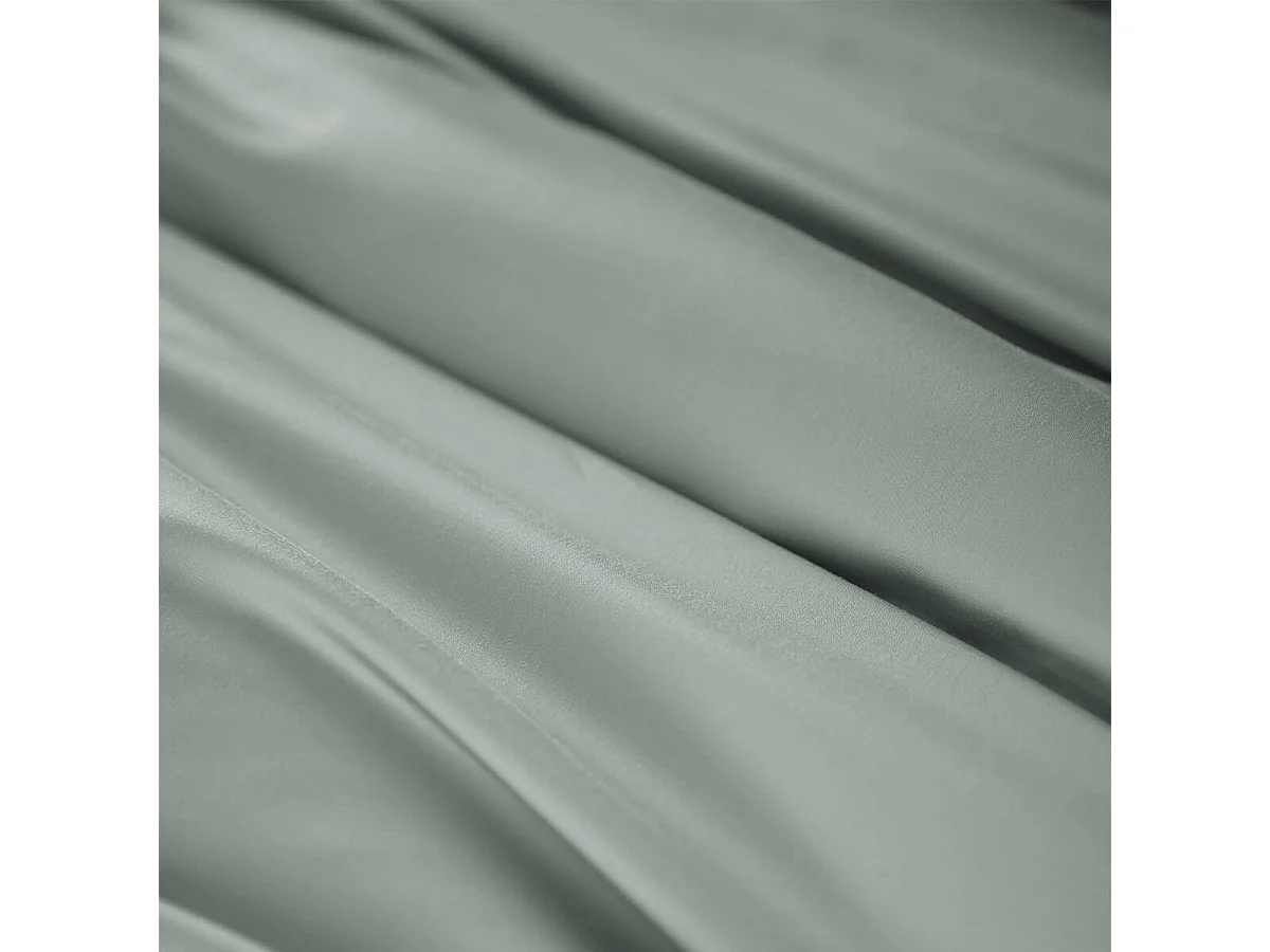 DALIA - Housse de Couette 260x240cm 100 % Viscose de Bambou Vert d'Eau