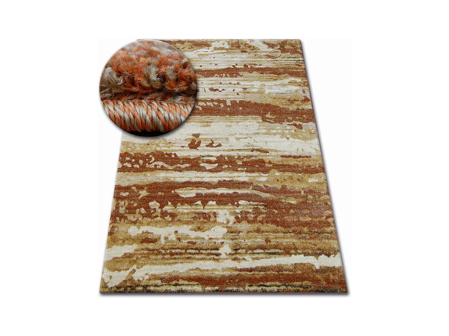 Tapis SHADOW 9368 doré / rouillé 140x190 cm