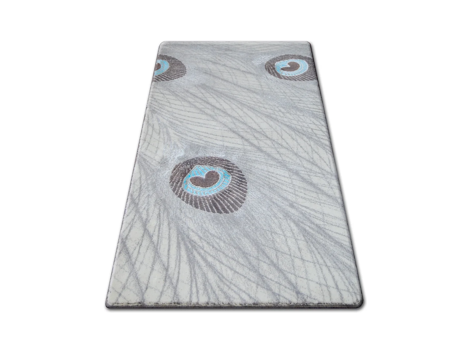 Tapis ACRYLIQUE PATARA 0052 Crème/Turquoise 80x150 cm