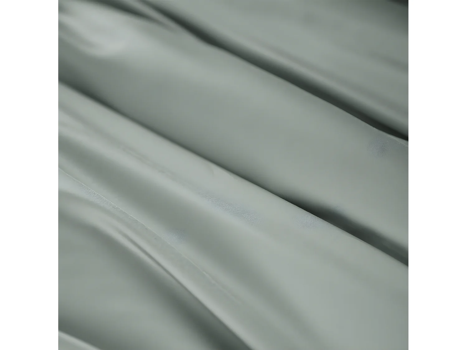 DALIA - Drap Housse 160x200cm 100 % Viscose de Bambou Vert d'Eau