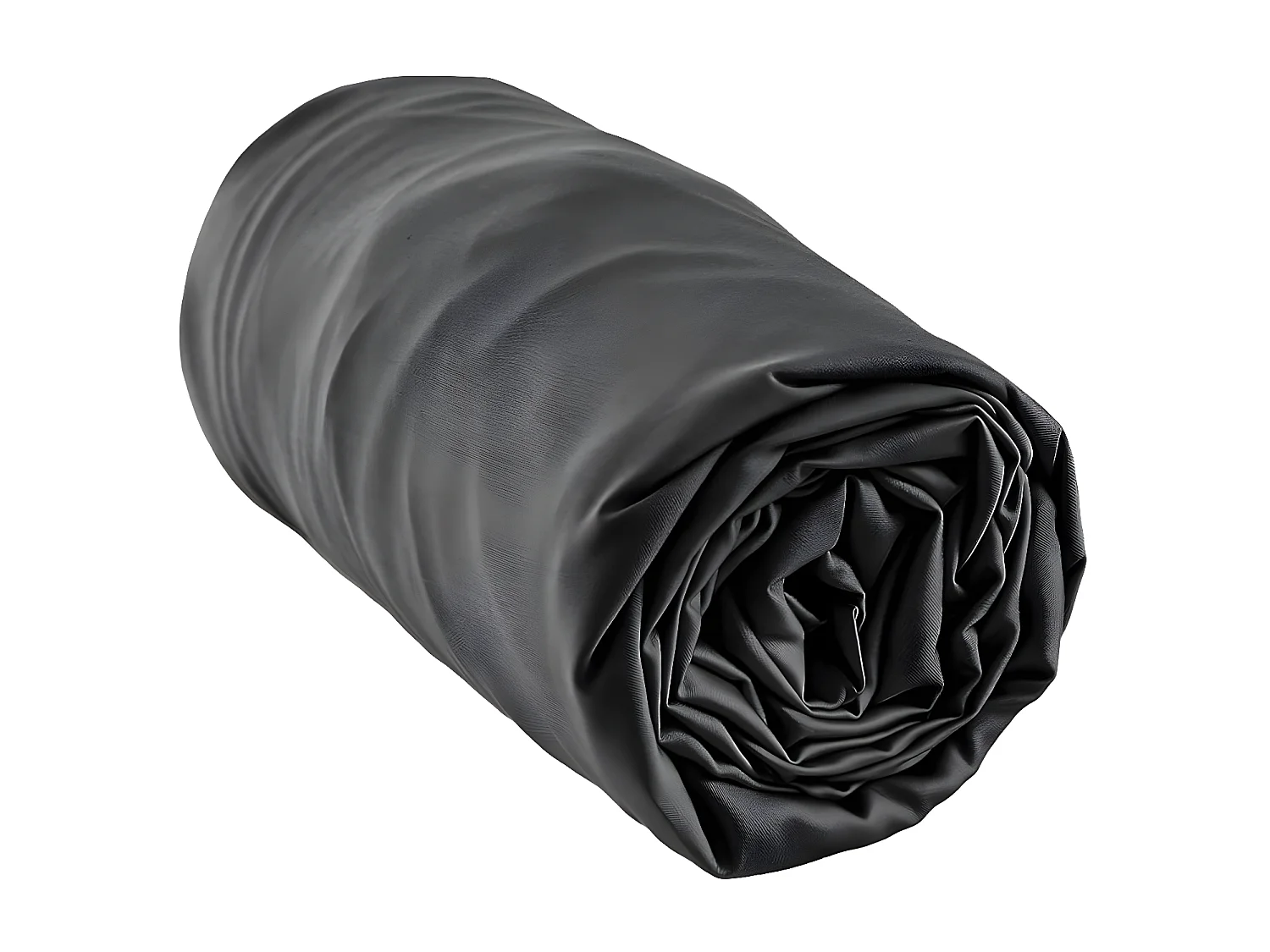 DALIA - Drap Housse 180x200cm 100 % Viscose de Bambou Noire