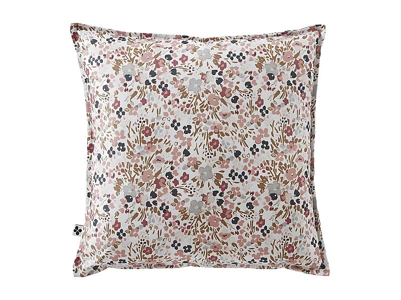 ANEMONE - Coussin 45x45 Déhoussable Tissu Déperlant Motif Fleuri