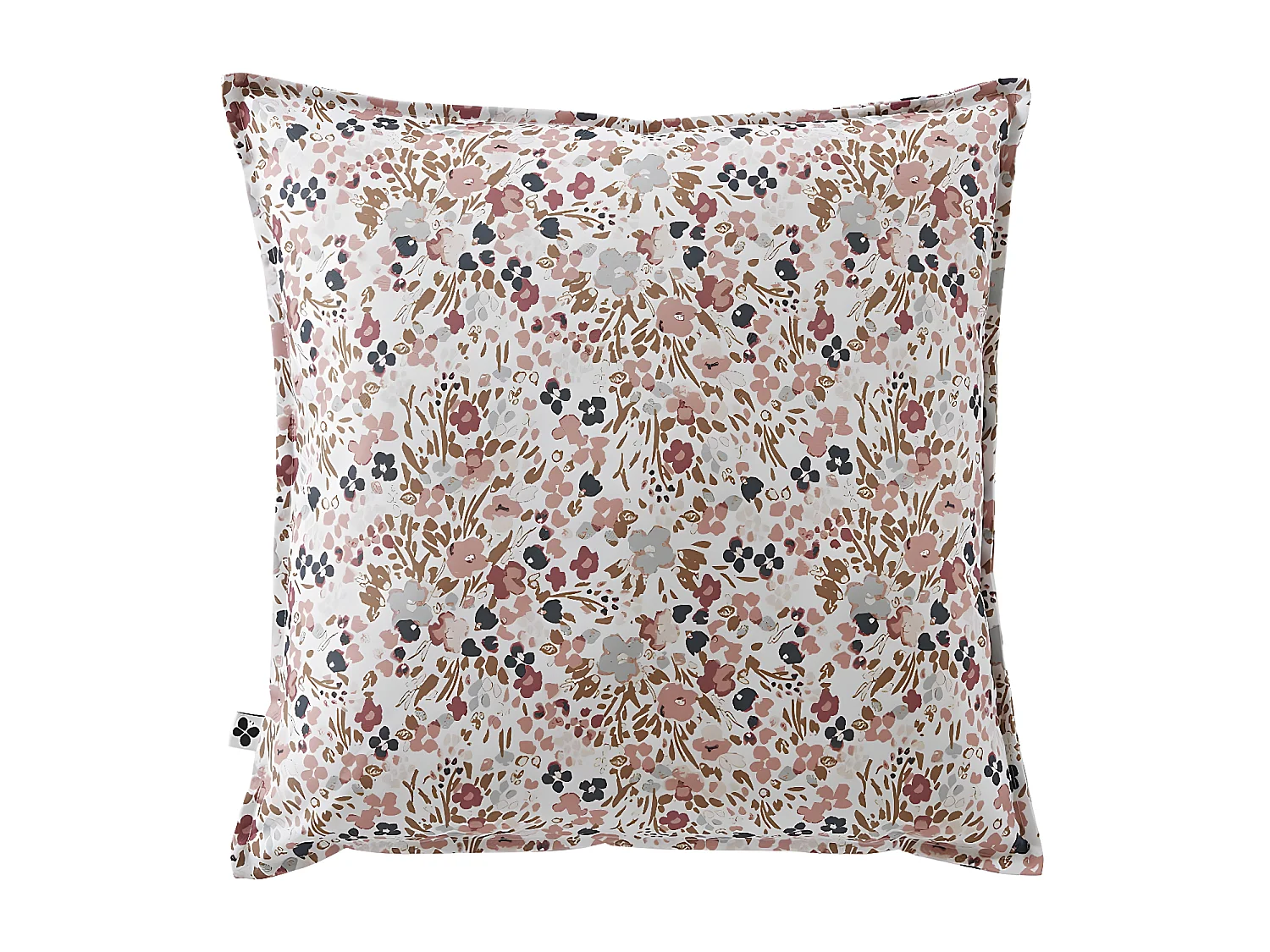 ANEMONE - Coussin 45x45 Déhoussable Tissu Déperlant Motif Fleuri