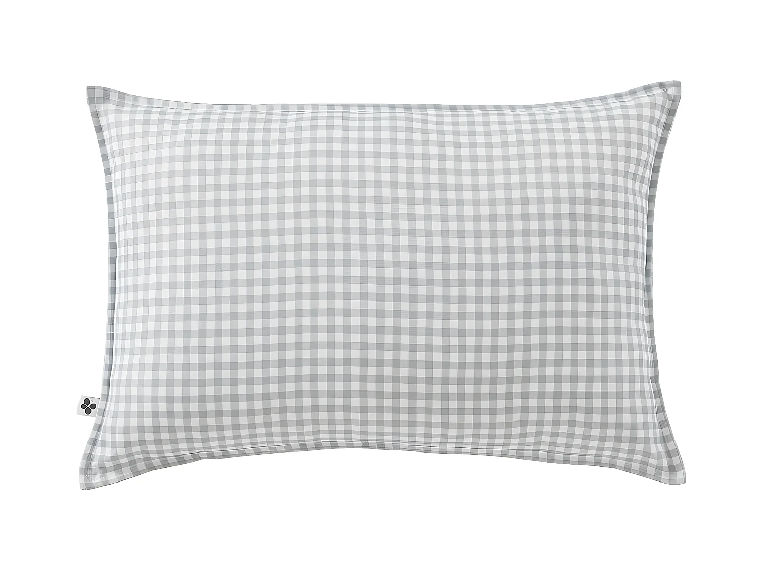 ABELIA - Coussin 45x60 Déhoussable Tissu Déperlant Motif Vichy