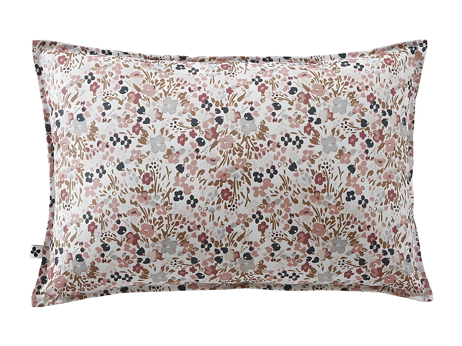 ANEMONE - Coussin 45x60 Déhoussable Tissu Déperlant Motif Fleuri