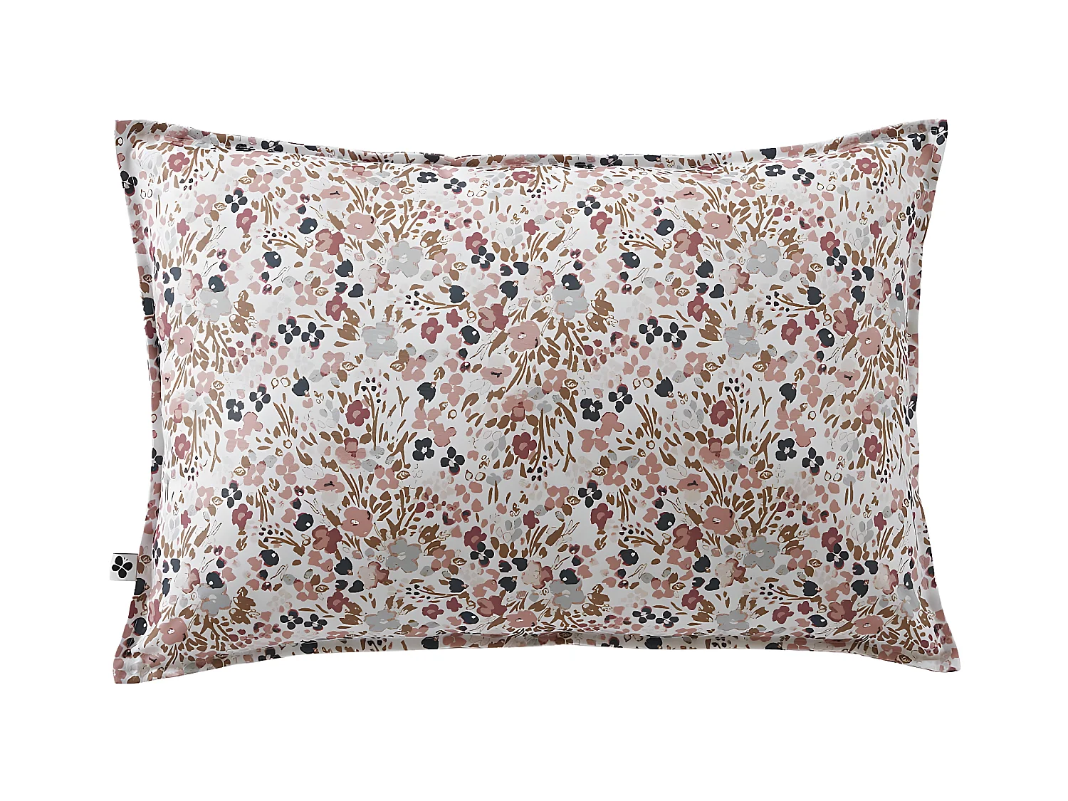 ANEMONE - Coussin 45x60 Déhoussable Tissu Déperlant Motif Fleuri