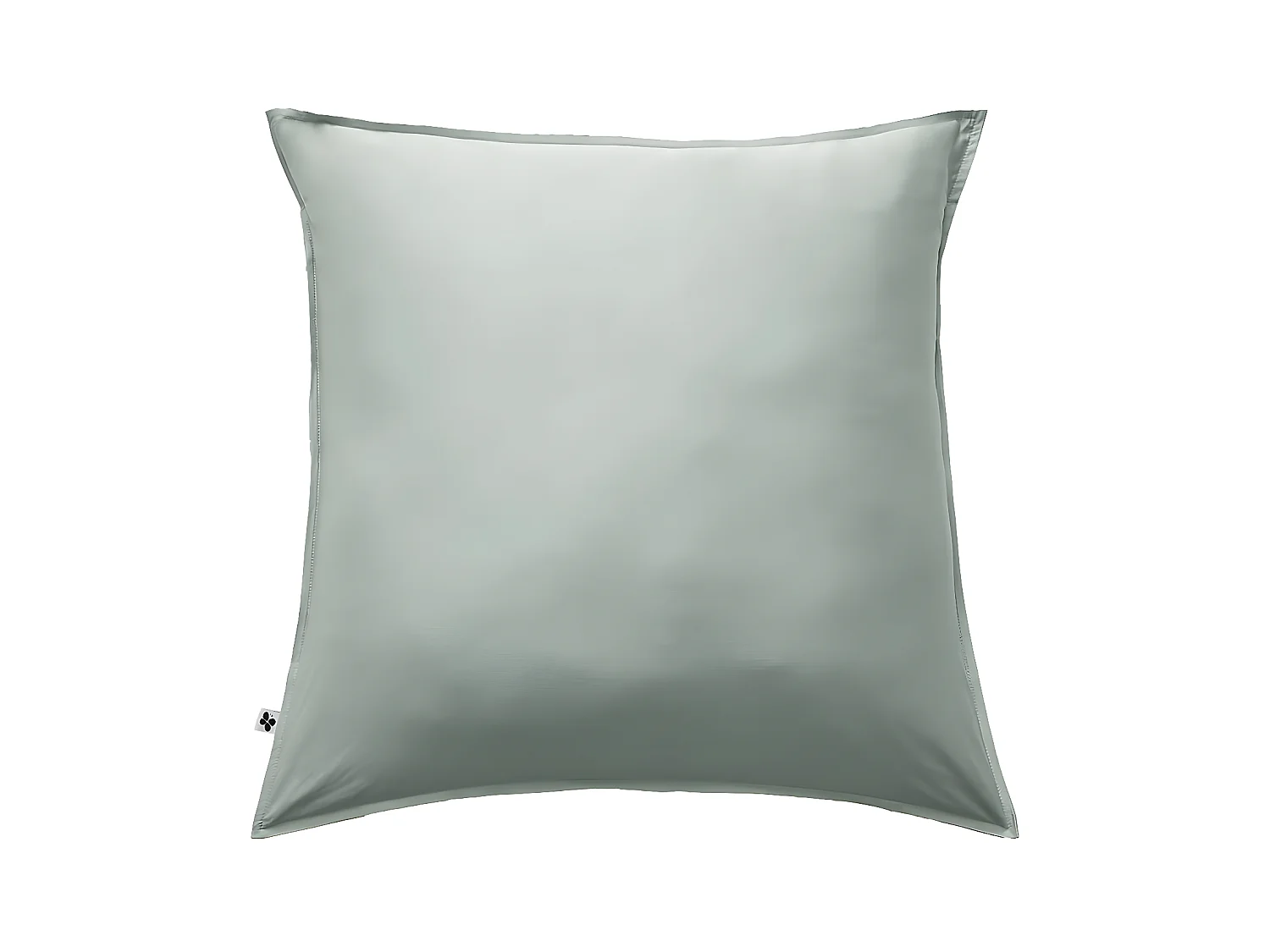 DALIA - Taie d'Oreiller 63x63cm 100 % Viscose de Bambou Vert d'Eau