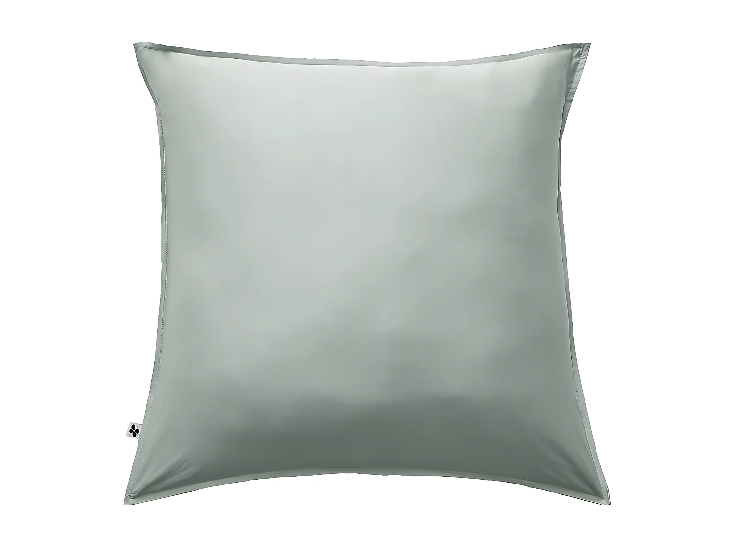 DALIA - Taie d'Oreiller 63x63cm 100 % Viscose de Bambou Vert d'Eau