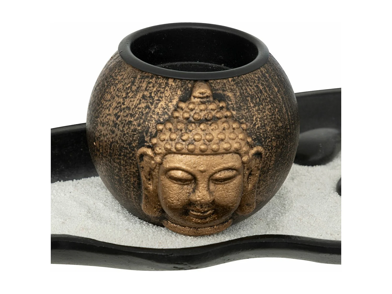 Objet décoratif Jardin Zen avec Plateau, Bouddha et accessoires
