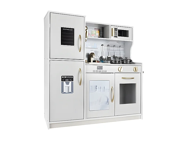 Cuisine En Bois pour enfants XXl + Sons + Lumière + Accessoires