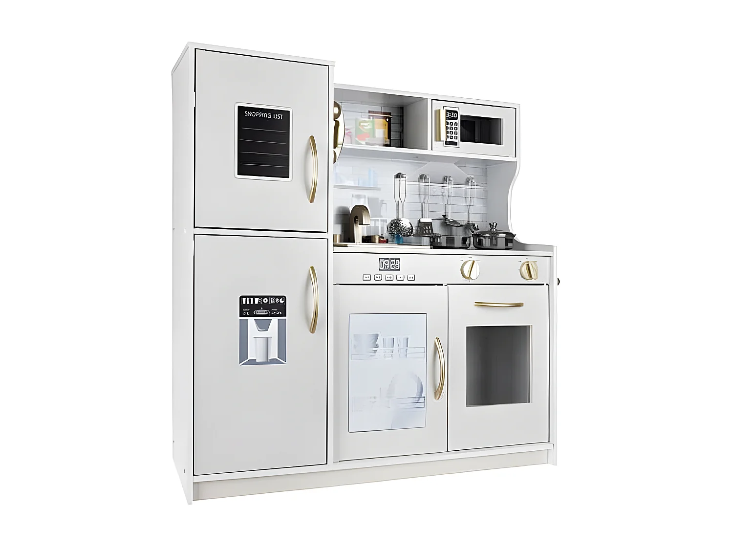 Cuisine En Bois pour enfants XXl + Sons + Lumière + Accessoires