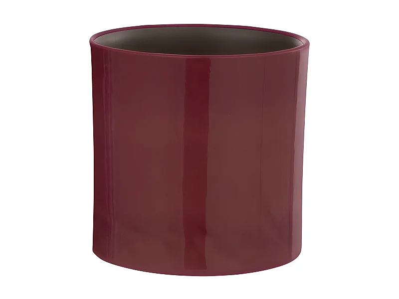 Portavaso in ceramica fucsia 14.5x14.5x14.5 cm