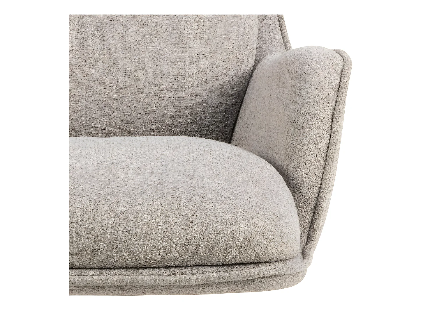 Bosley fauteuil fonction pivotante beige.