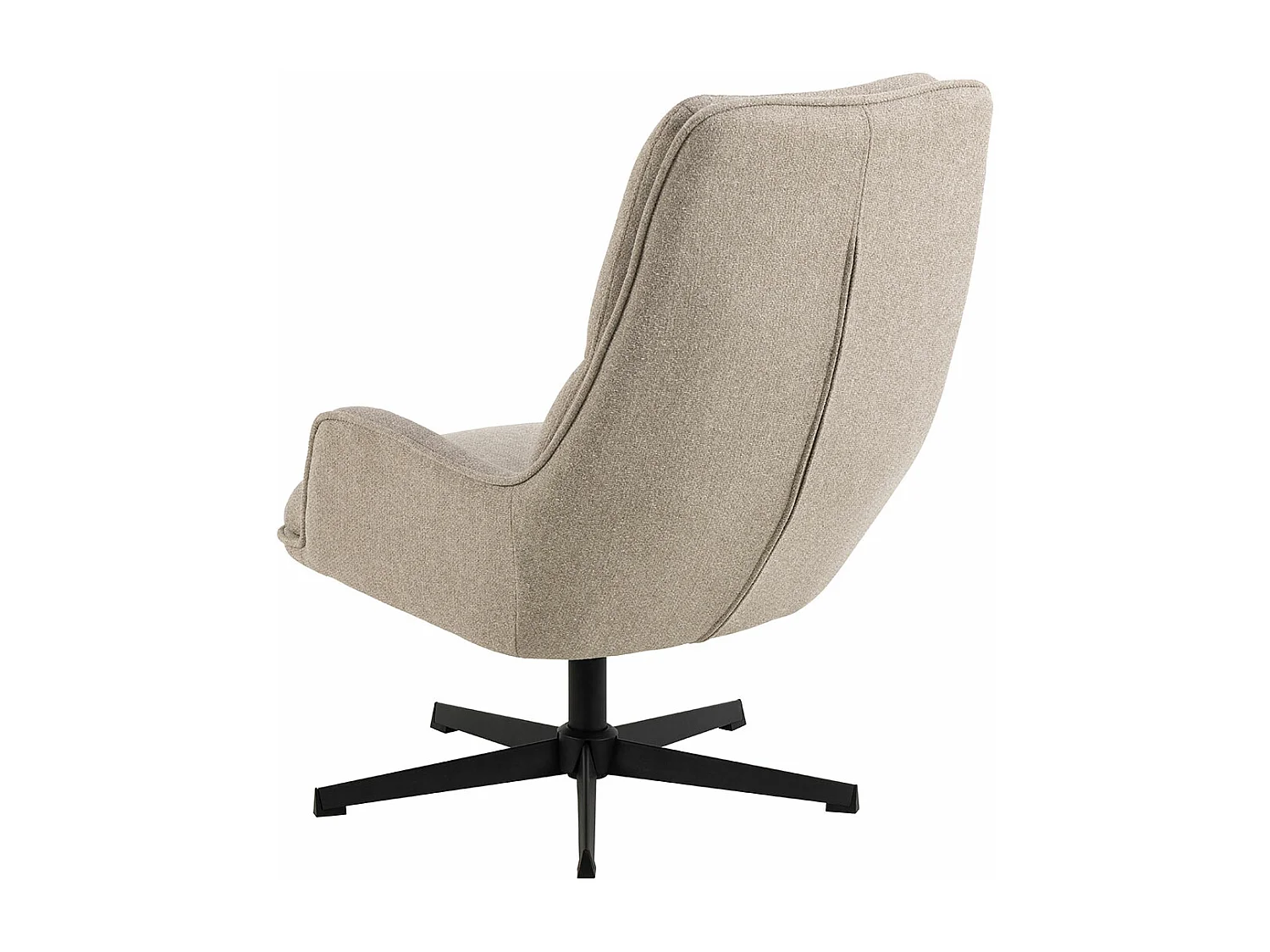 Bosley fauteuil fonction pivotante beige.