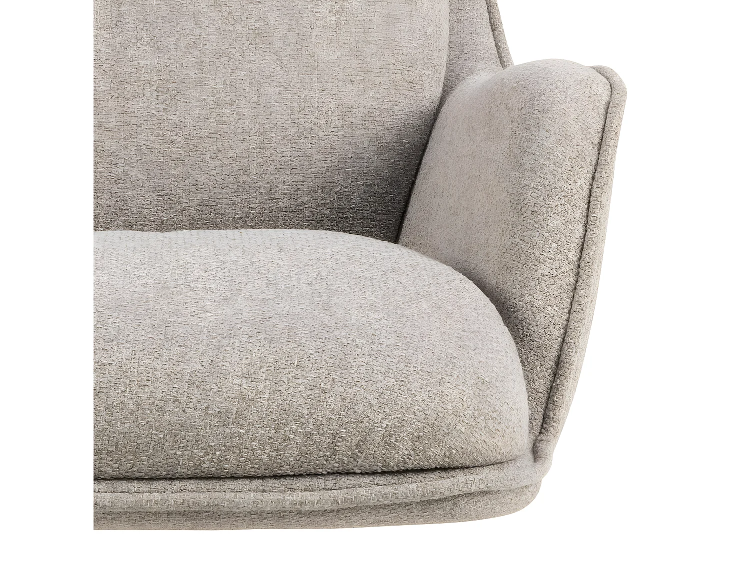 Bosley fauteuil fonction pivotante beige.