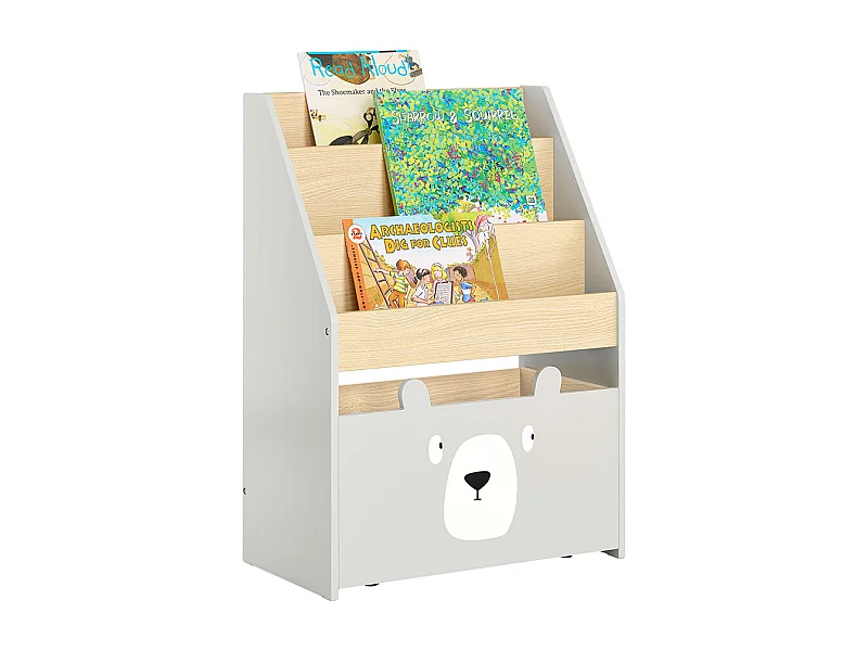 SoBuy armário de criança, armário de livros infantis, armário infantil KMB104-HG