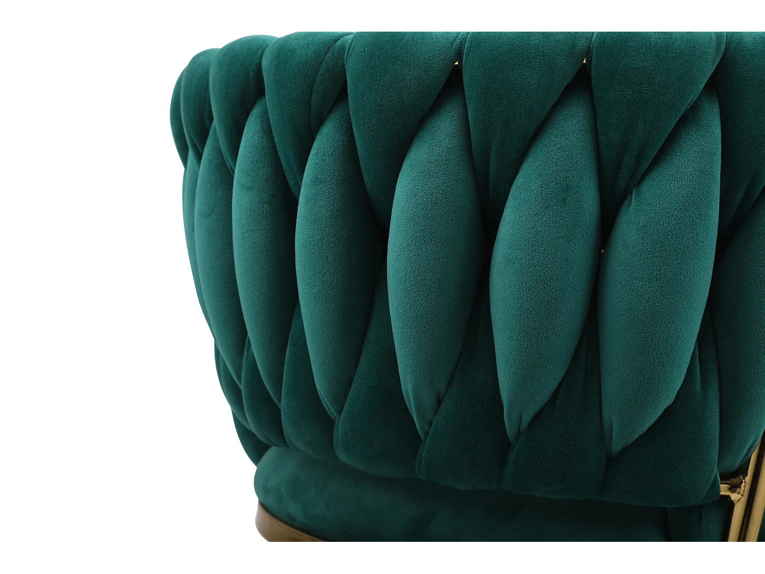 Lot de 2 tabourets de bar, pivotante, hauteur réglable, pied en metal, 40x42x81-102.9cm, vert