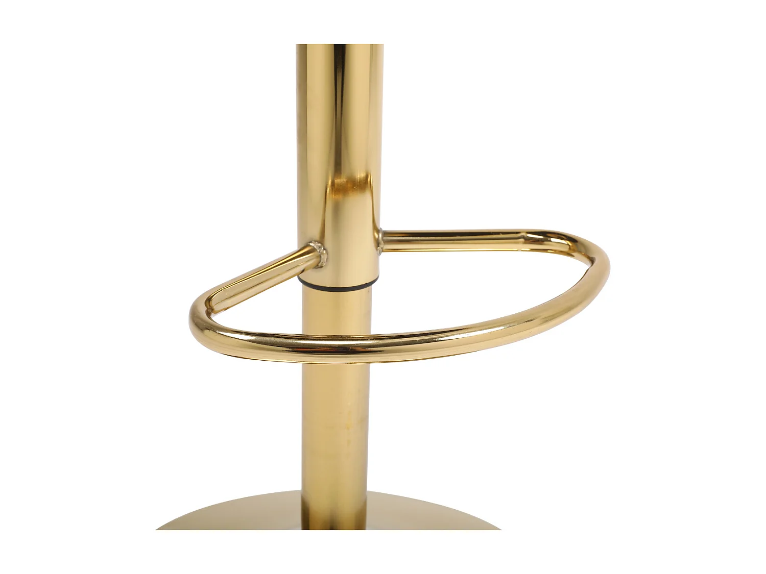 Lot de 2 tabourets de bar, pivotante, hauteur réglable, pied en metal, 40x42x81-102.9cm, vert