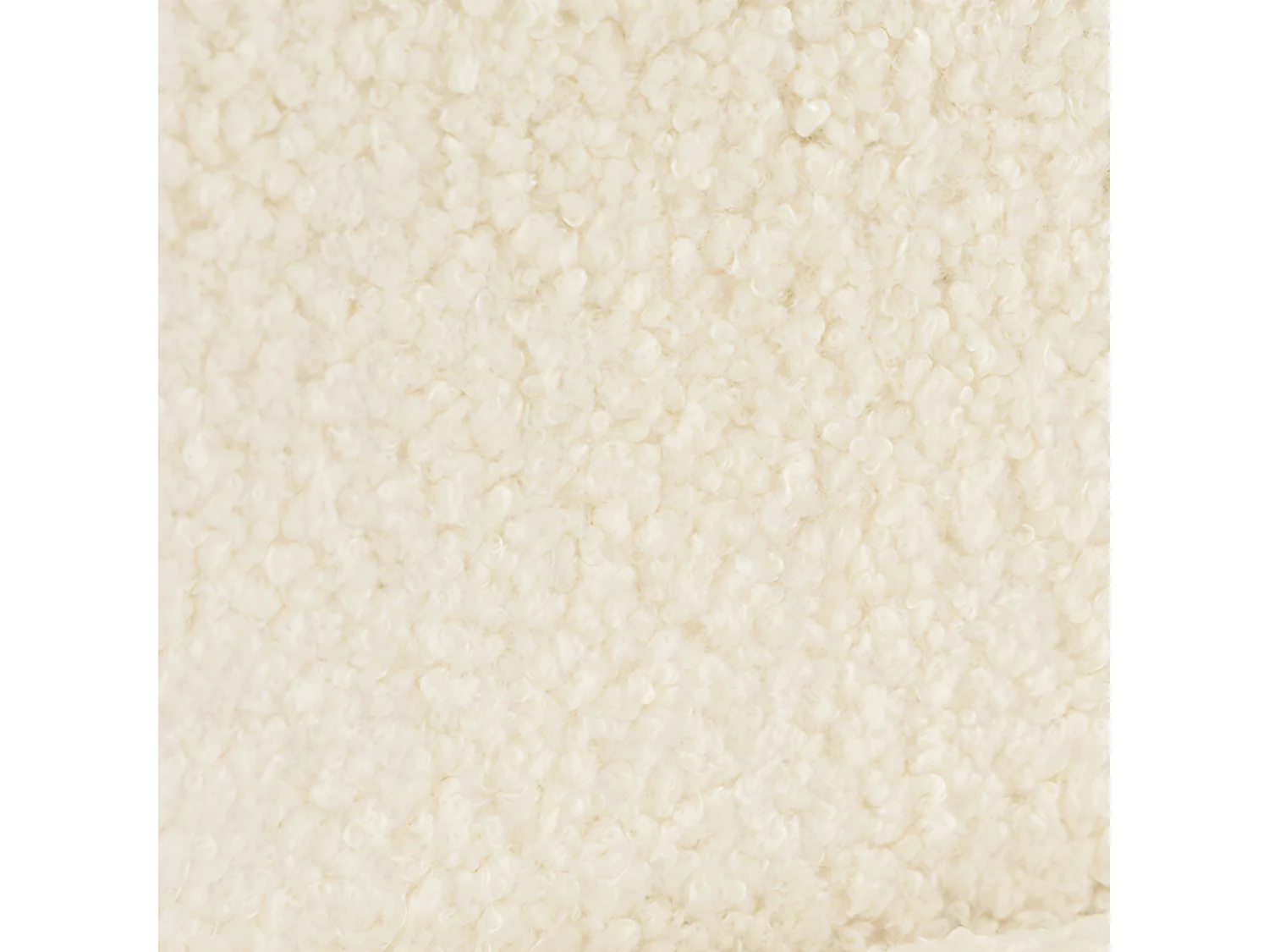 Lot 2 tabourets de bar cuisine tissu bouclette pivotant hauteur réglable pied noir SATI+ (Blanc)