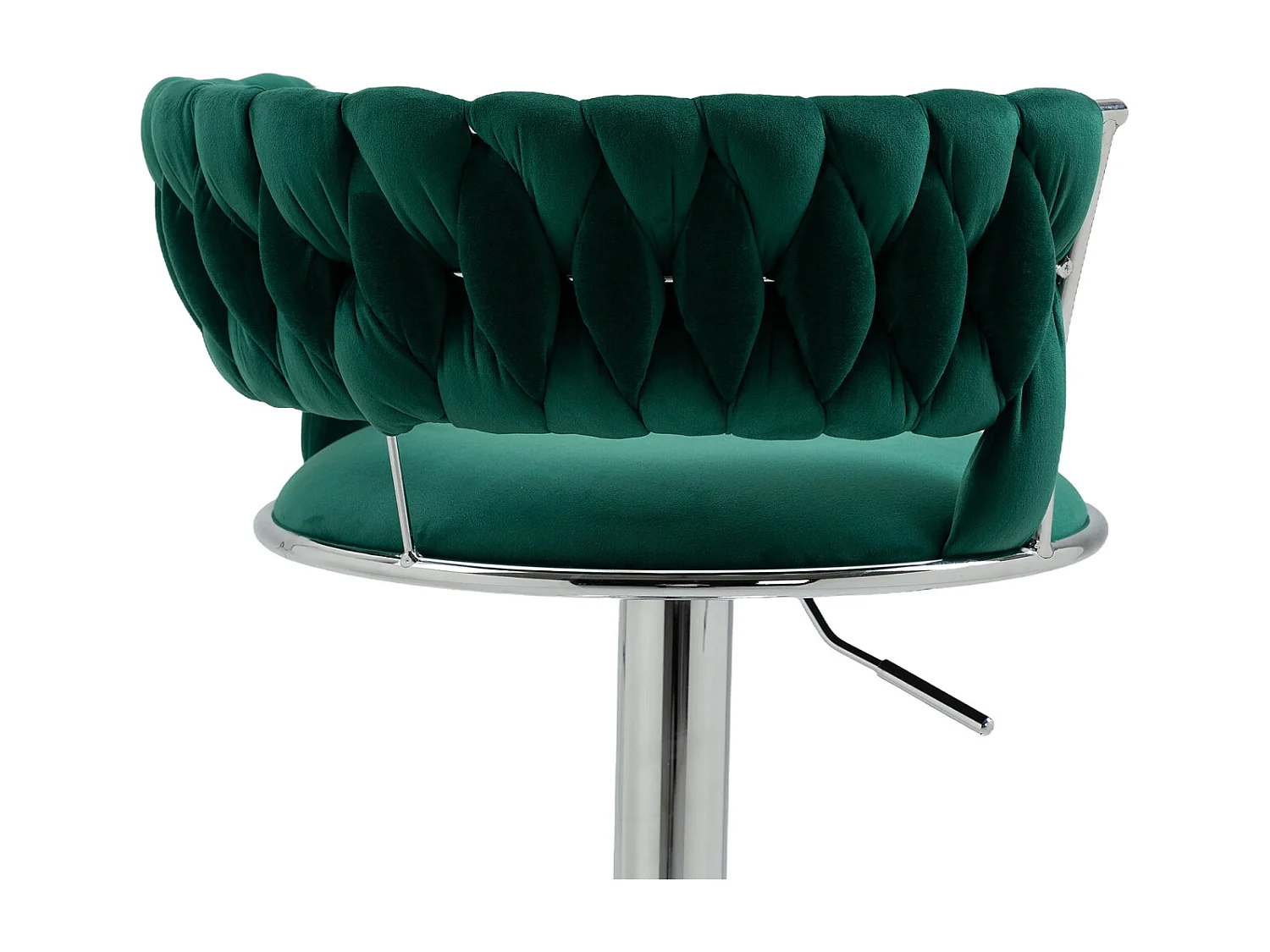 Lot de 2 tabourets de bar pivotants Chaises de comptoir réglables avec repose-pieds pour la cuisine, la salle à manger vert