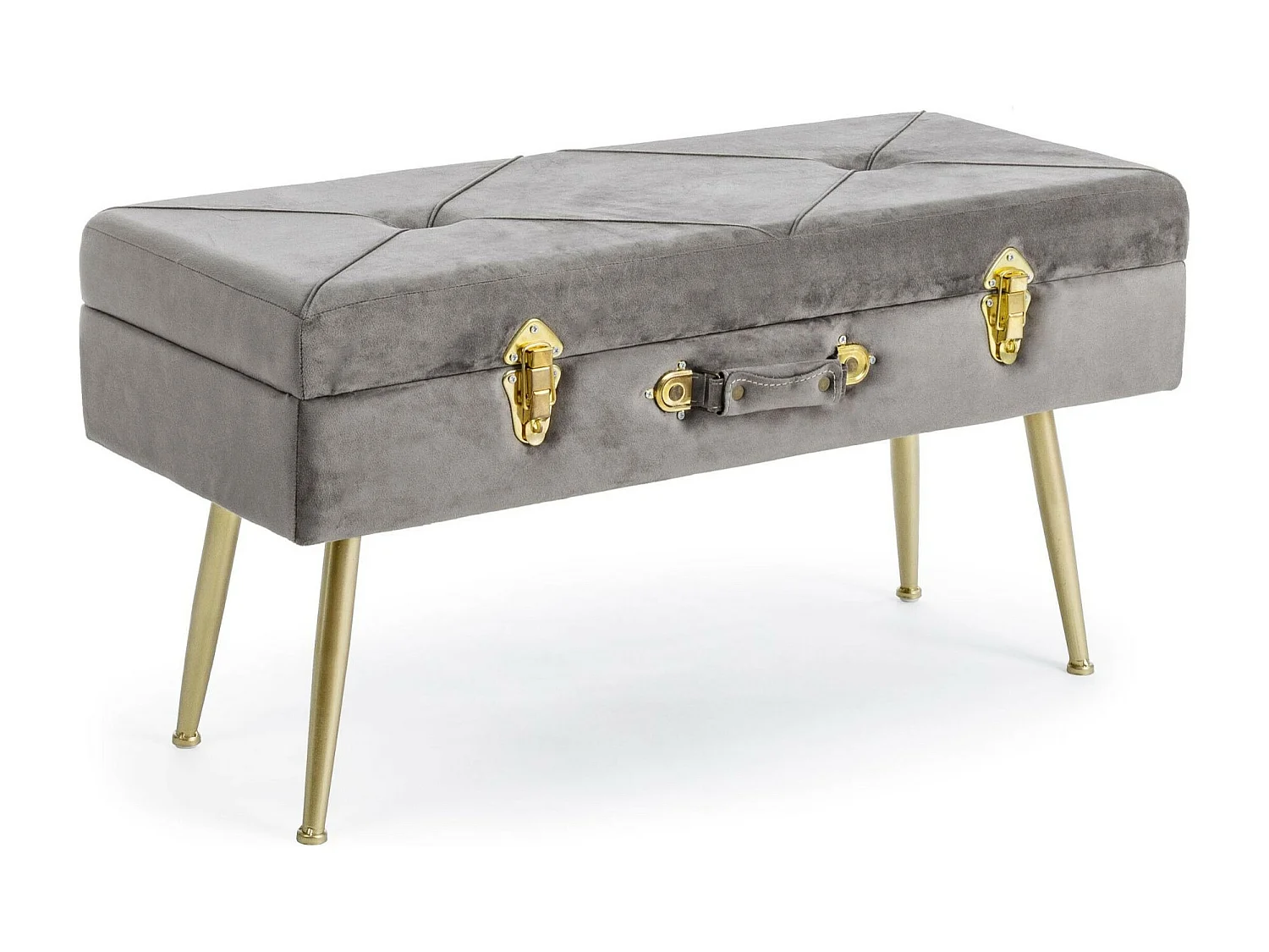 Banc coffre en velours - JULIA