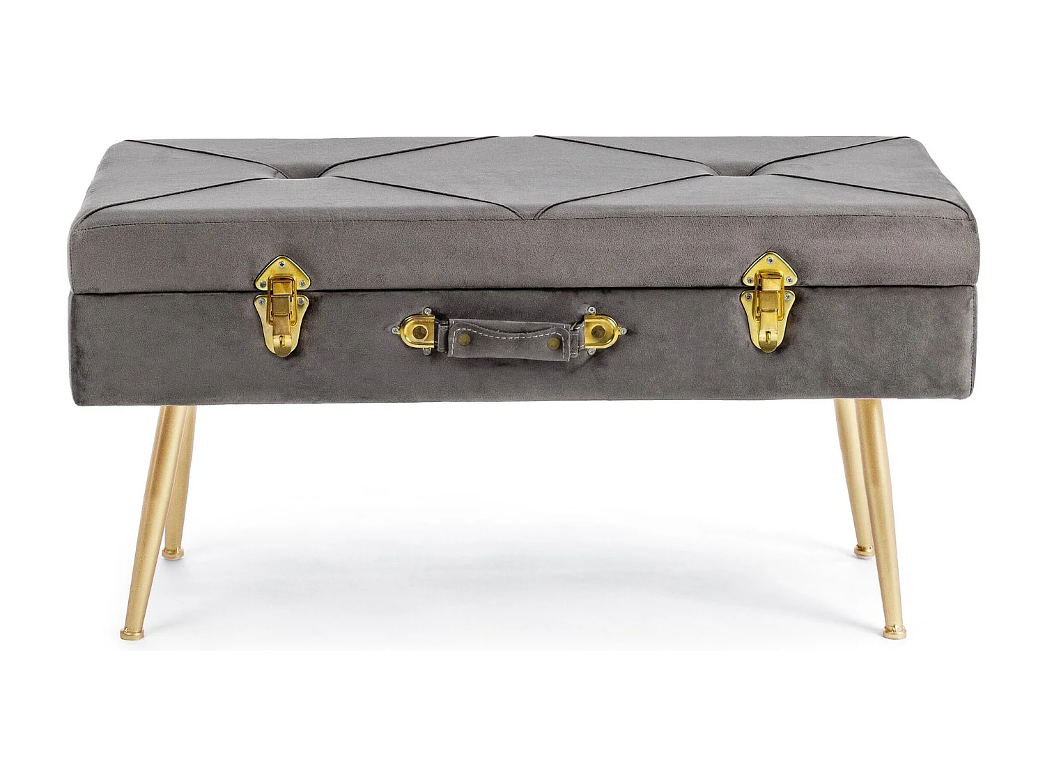 Banc coffre en velours - JULIA